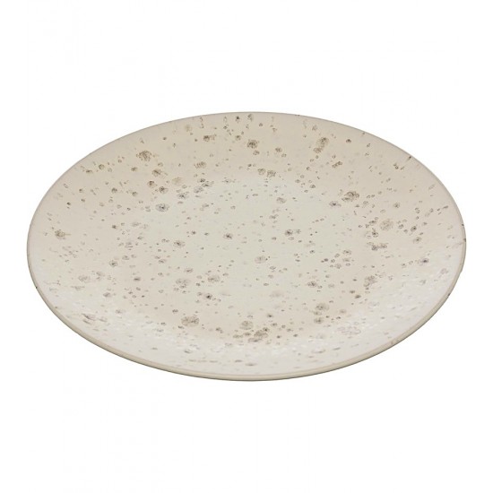 Prato 27cm Raso Mist Branco Matte Cerâmica